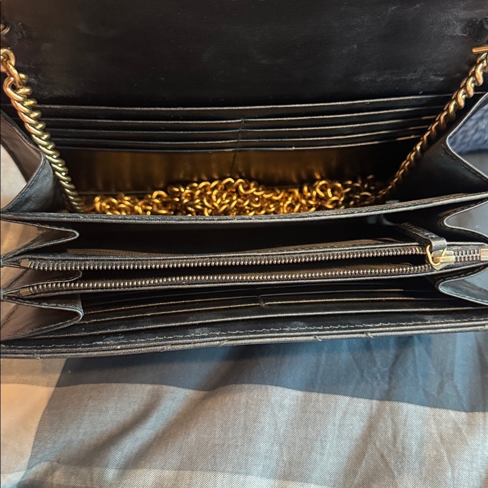 Gucci Black Mini Bag with Gold Logo - Picture 2 of 5